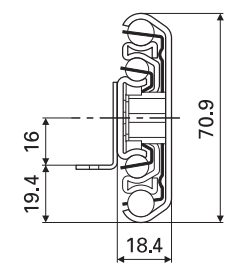 TITAN B TR-7120 | Full extension | Ball bearing slides | Thomas Regout International B.V.
